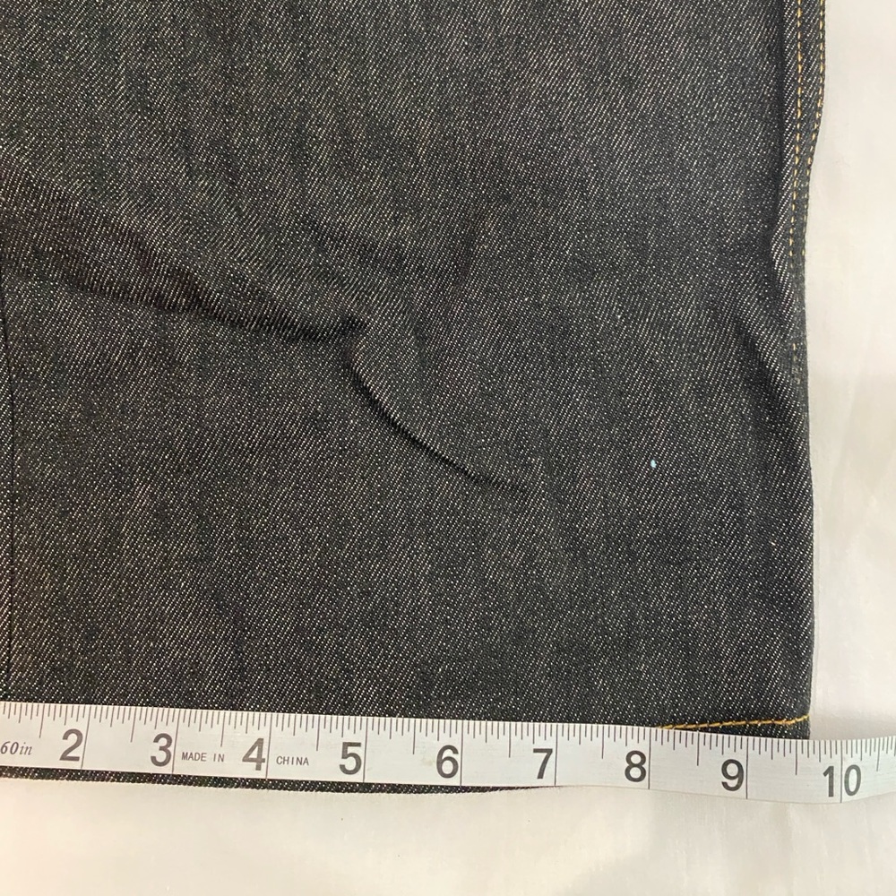 🆕 LEVI’S 501 Shrink-to-Fit Black Wash Straight Leg Button-Fly Denim Jeans 44/34 - Picture 11 of 11